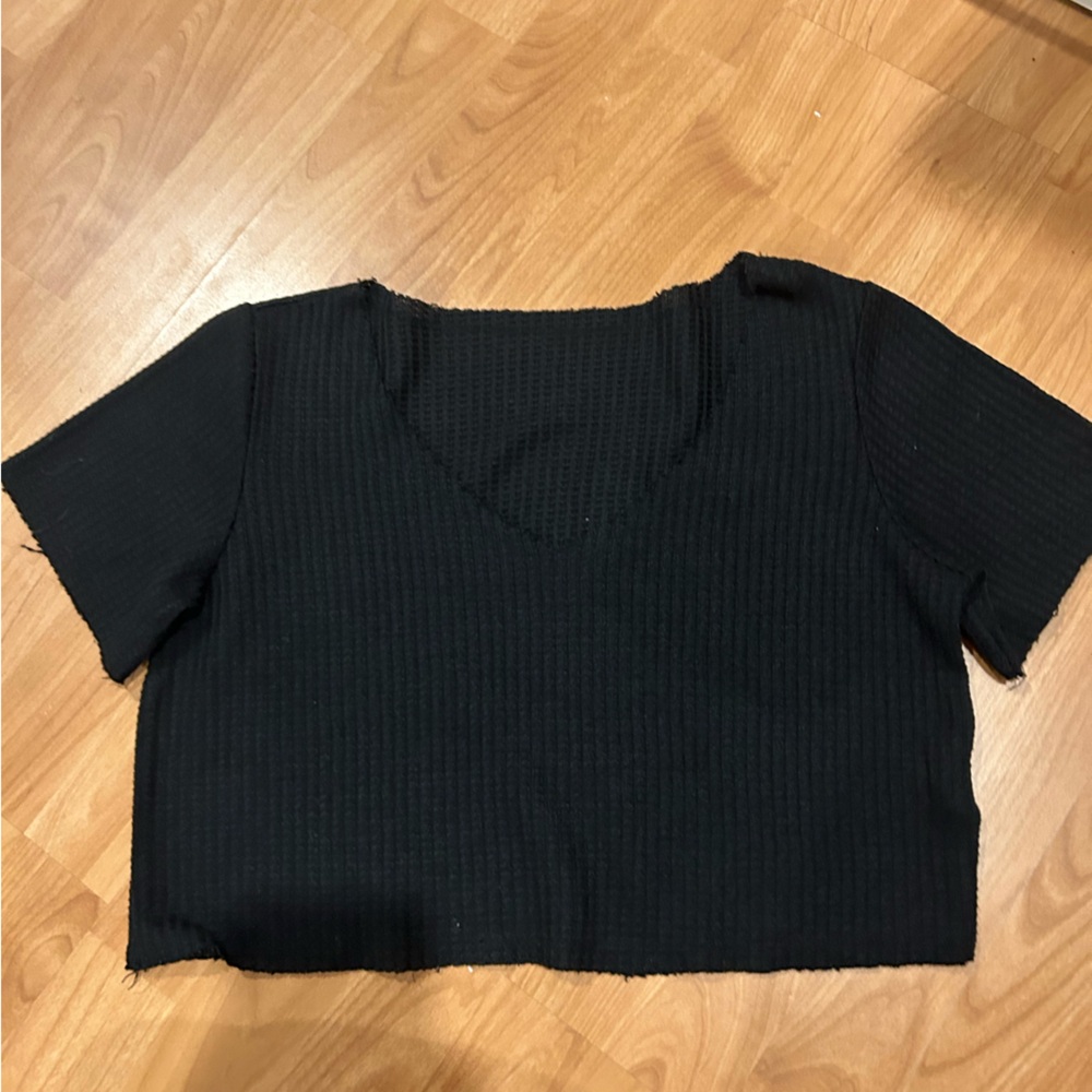 SHEIN Waffle Top
